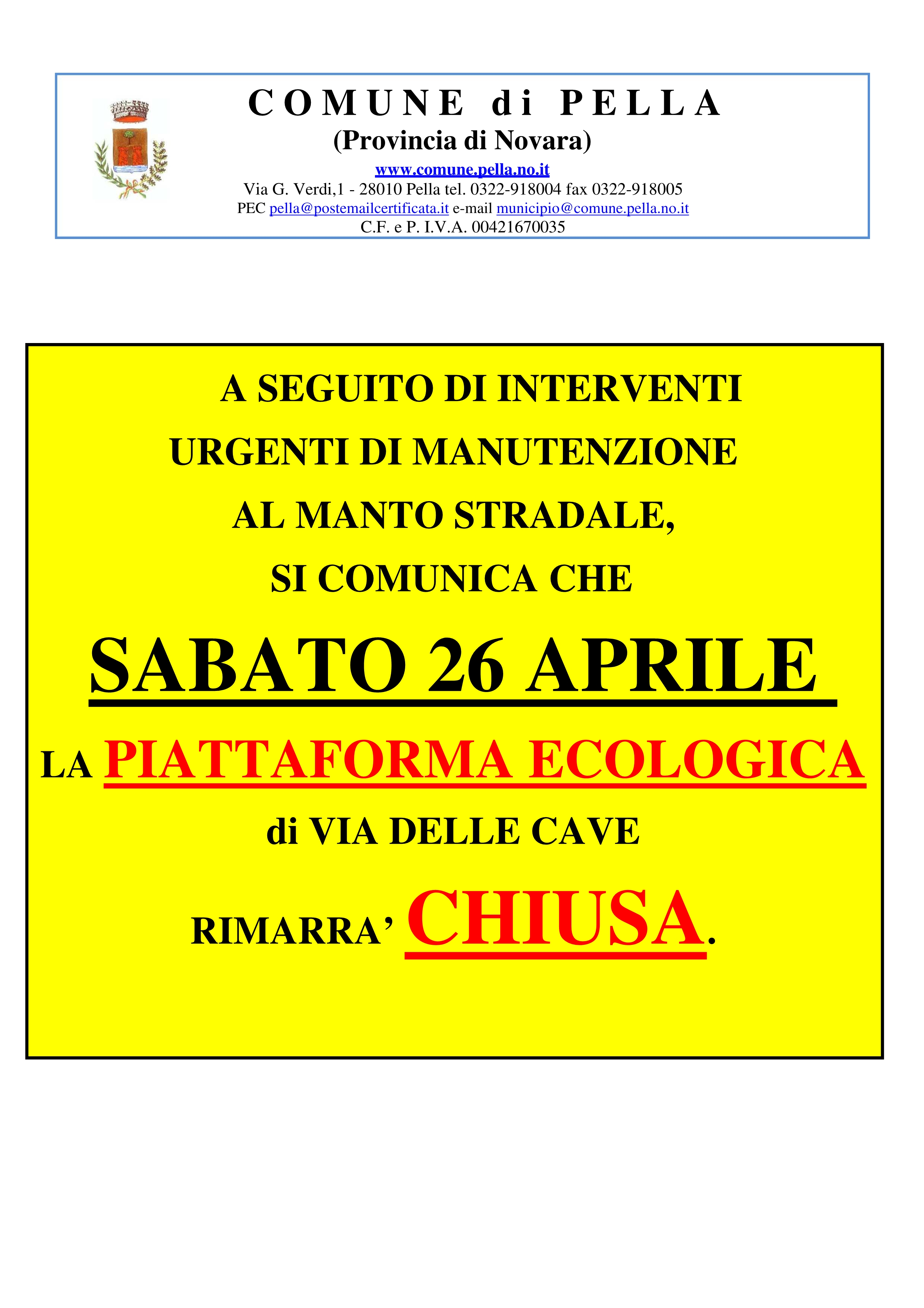 Piattaforma Ecologica