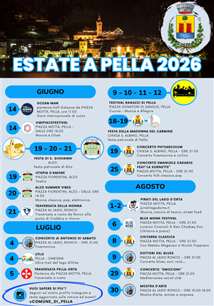 ESTATE a PELLA 2026