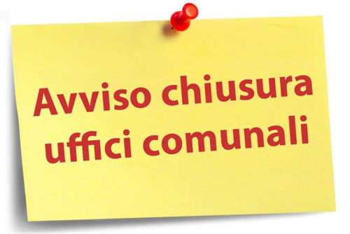Avviso CHIUSURA UFFICI 2 GIUGNO